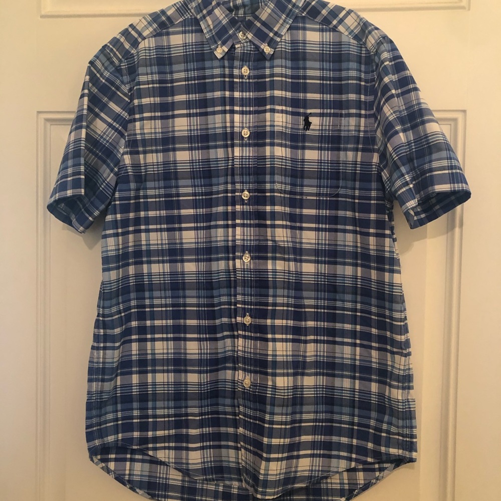 Ralph Lauren Performance button down short sleeve shirt